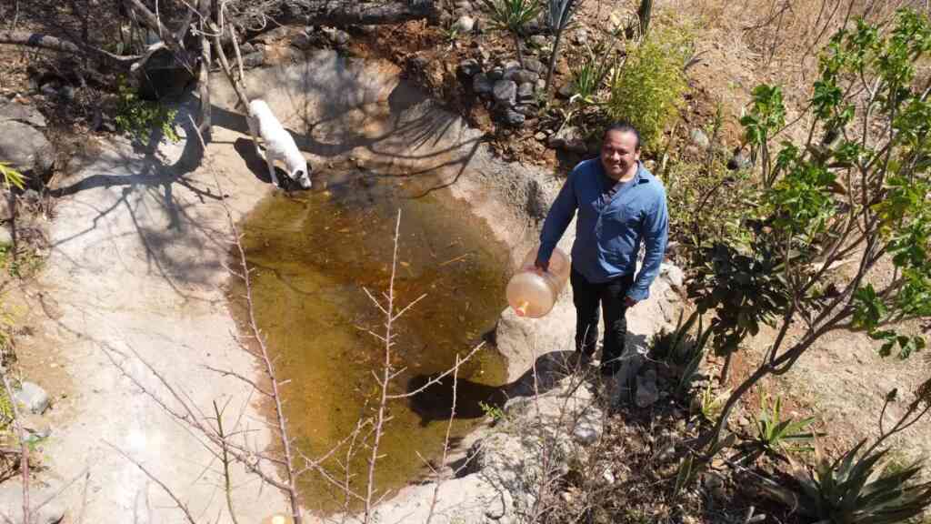 Ambientalistas protegen un oasis en el sur de México en medio de la sequía