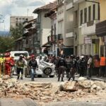 Catorce fallecidos en Ecuador y uno en Perú por un sismo de 6,5 en Ecuador