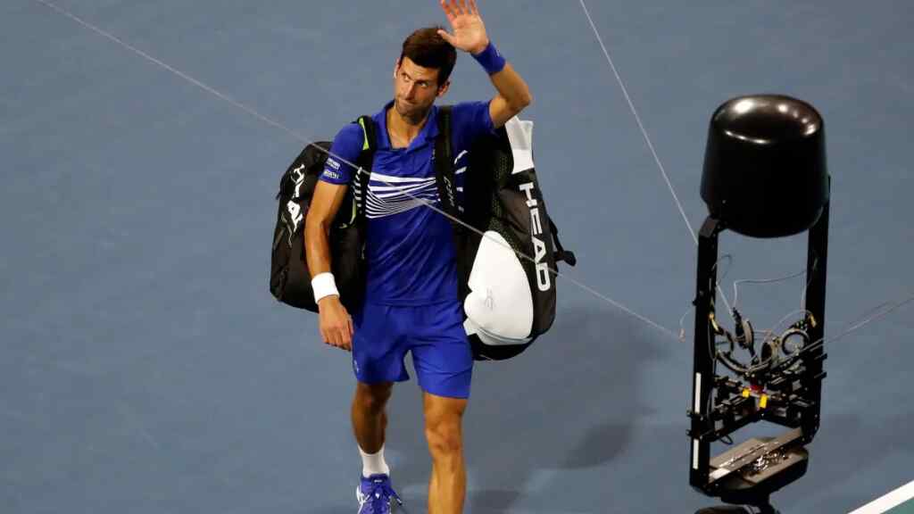 El serbio Novak Djokovic no consiguió la exención necesaria para entrar a Estados Unidos