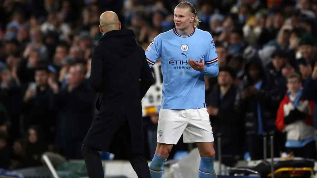 Haaland, tercer jugador que marca 5 goles en un partido de la ‘Champions’