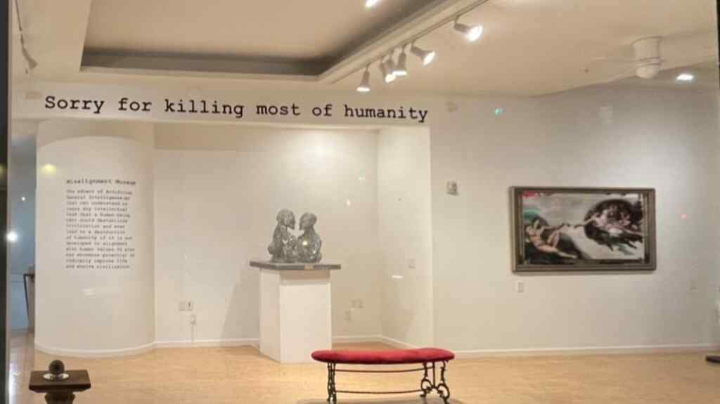 Perdon por matar a toda la humanidad - Exposición explora los peligros de la inteligencia artificial