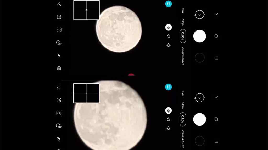 Samsung acusado de usar IA para manipular fotos de zoom a la Luna