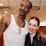 Snoop Dogg conoce a la estrella de 'Game of Thrones' Emilia Clarke y promete protegerla