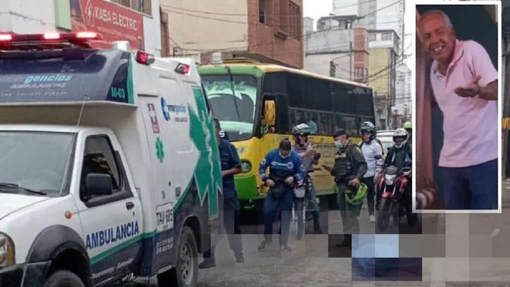 Un hombre de 63 años murió mientras caminaba por el centro de Bucaramanga