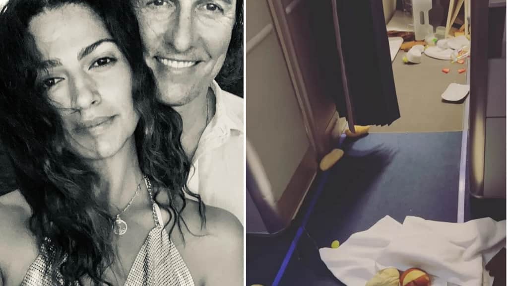 Matthew McConaughey y su esposa iban en vuelo de Lufthansa que dejó 7 heridos