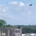 Se cae un helicóptero del Ejército de Colombia en una zona de Quibdó este domingo 19 de marzo de 2023