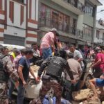 Una de las víctimas fatales del temblor en Ecuador murió atrapada en Cuenca