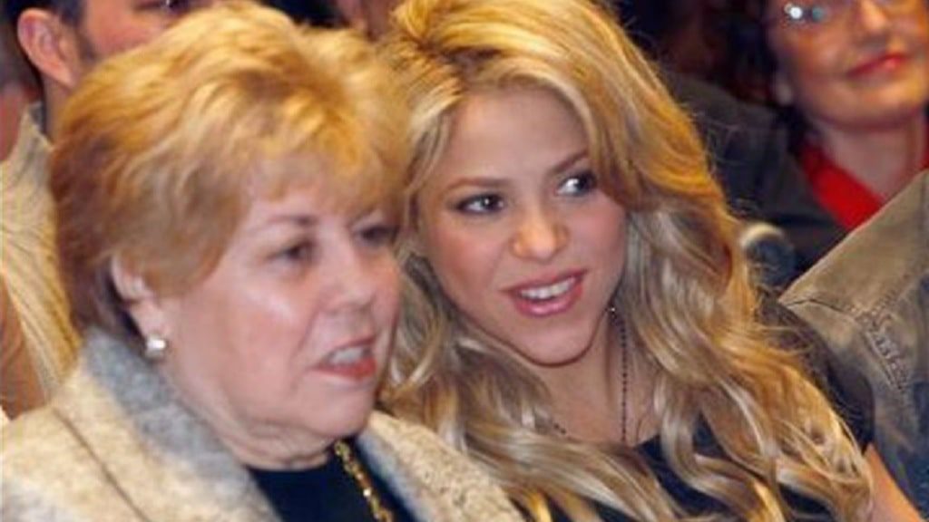 La mamá de Shakira sufrió una trombosis y fue hospitalizada