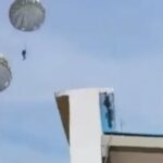 Paracaidistas sobreviven milagrosamente a caída durante entrenamiento en Coveñas