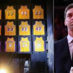 Los Lakers retiraron la camiseta número 16 de Pau Gasol