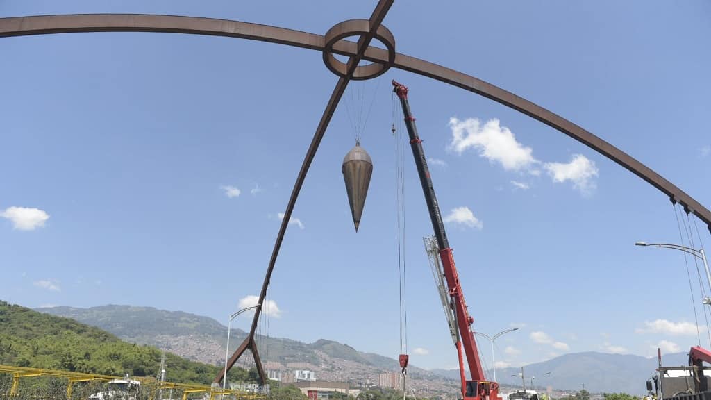 La plomada del puente de Punto Cero será retirada para siempre 