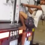 Polizón de una tractomula que iba por Santa Marta queda atrapado de un pie