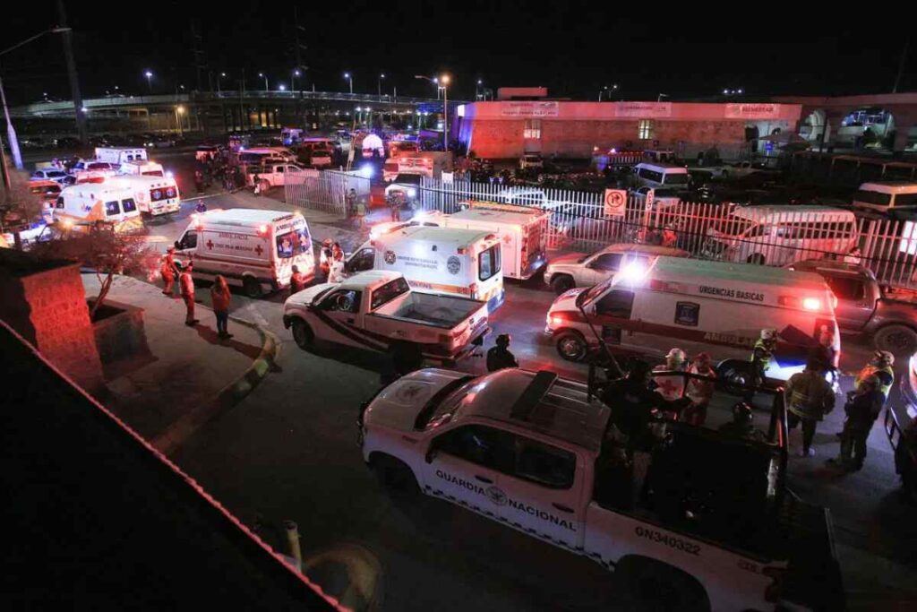 Aumenta a 40 la cifra de migrantes fallecidos en el incendio de México