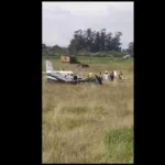 Avioneta aterrizó de emergencia cerca de la Autopista Norte
