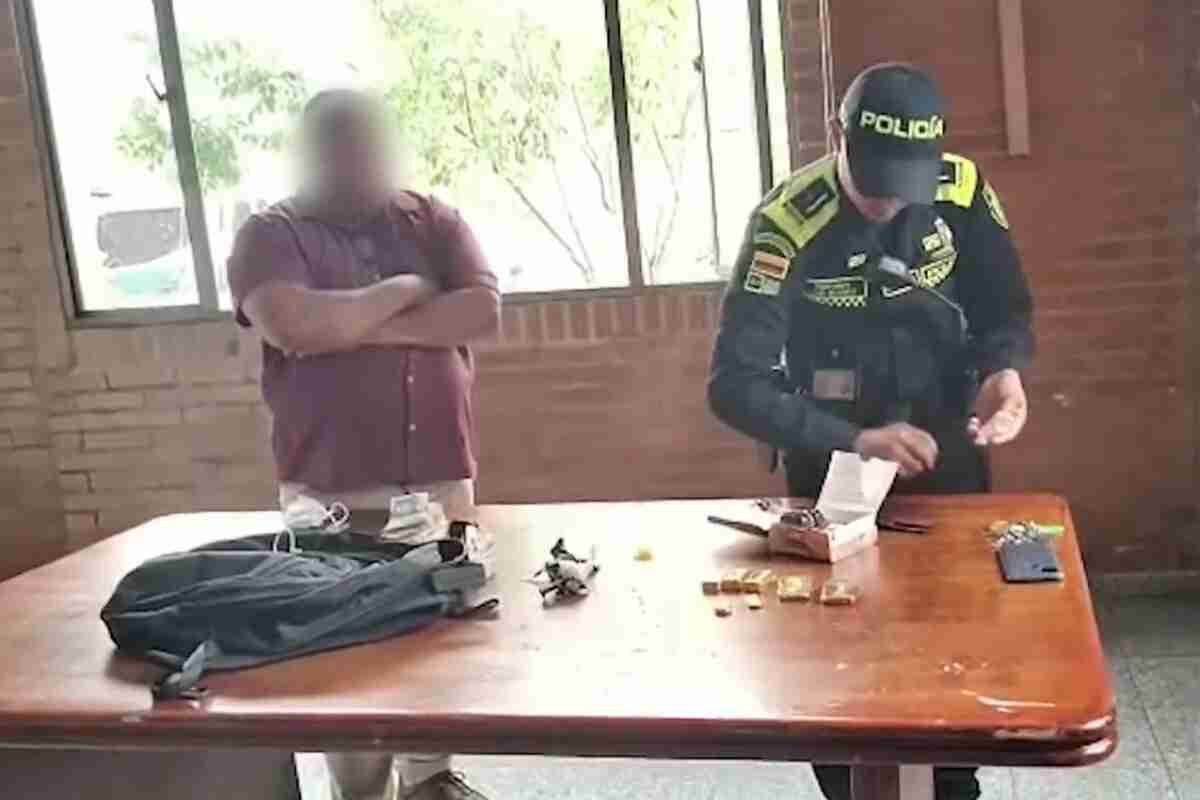 Capturan a hombre con 6,7 kg. de oro ilegal en El Dorado: pertenecía a disidencias de las Farc