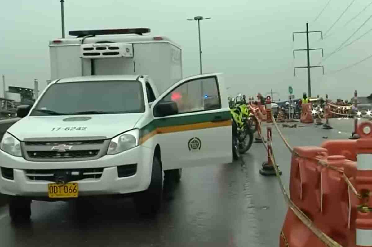 Ciclista pierde la vida en accidente de tránsito en la Autopista Sur de Bogotá