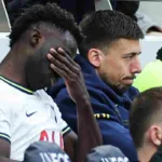 Dávinson Sánchez responsabilizado por la derrota del Tottenham Hotspur