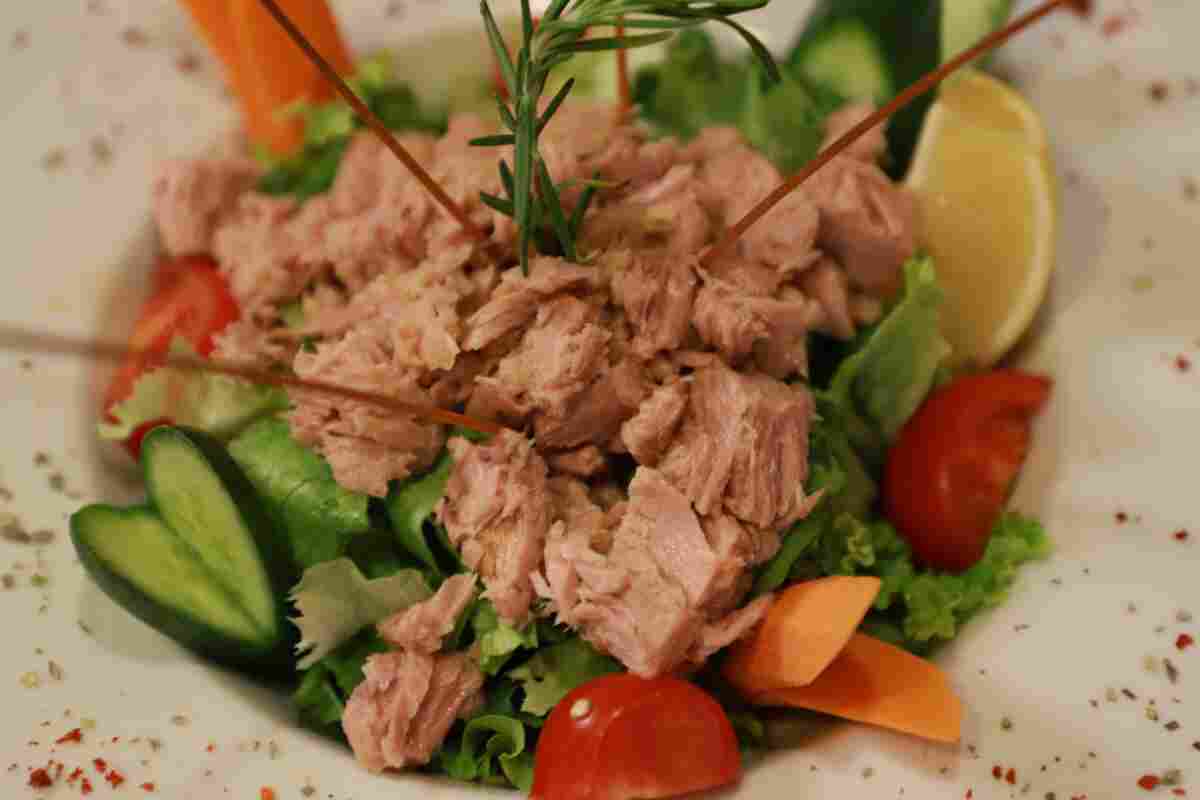 Ensalada de atún y aguacate