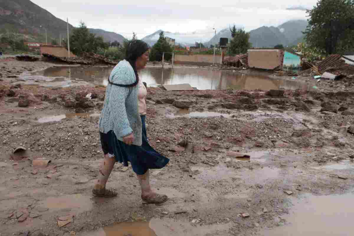 Siete regiones de la costa norte y sierra de Perú están en riesgo por las lluvias