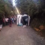 Bus que transportaba a participantes de retiro espiritual se accidentó en Marinilla