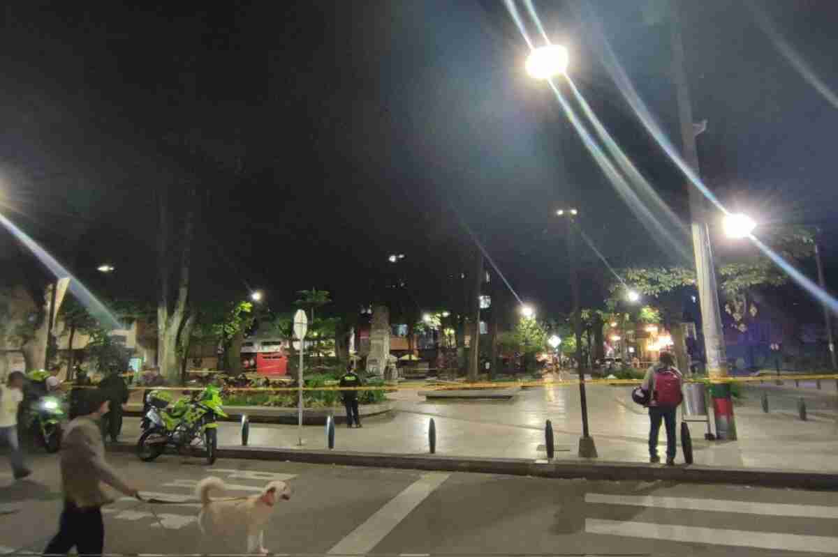 Encuentran explosivos y panfletos del Eln en el Parque Obrero de Itagüí
