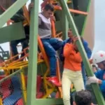 Falla en atracción mecánica de parque de diversiones en Bojacá deja 2 heridos