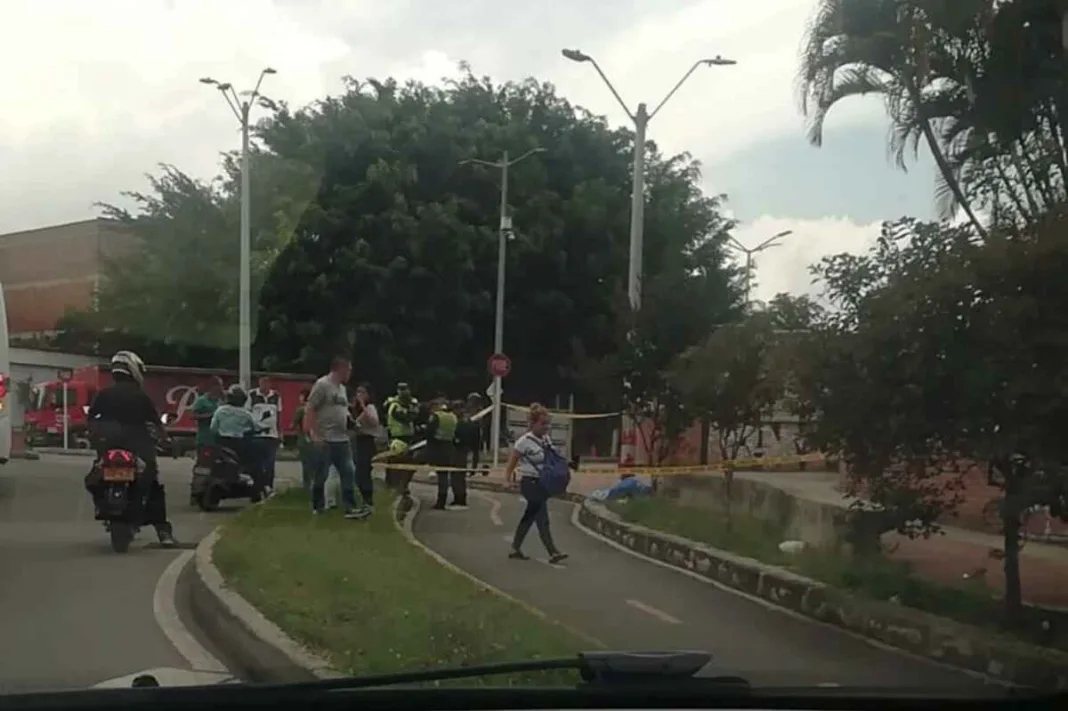 ¿Qué pasó con el hombre que cayó muerto en la glorieta de Pilsen en Itagüí?