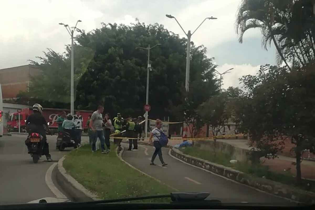 ¿Qué pasó con el hombre que cayó muerto en la glorieta de Pilsen en Itagüí?