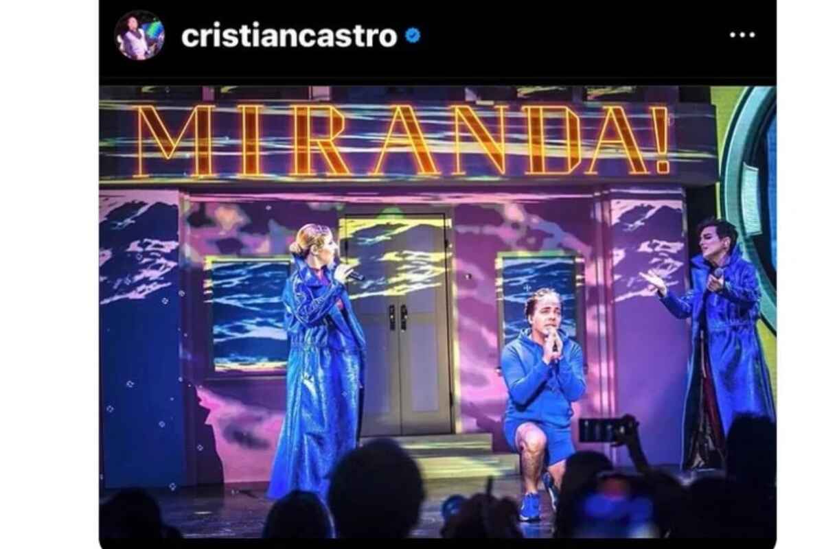 Verónica Castro defendió a su hijo Cristian tras quedar casi desnudo en concierto de Miranda!