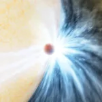 Detectan el momento en que una estrella se traga un planeta del tamaño de Júpiter