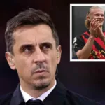 Gary Neville cree que Haaland es una mezcla perfecta de los mejores jugadores de la historia
