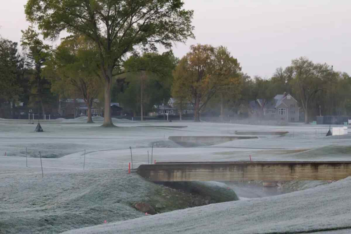 Se retrasa el inicio del torneo de la PGA de golf por las heladas en Nueva York