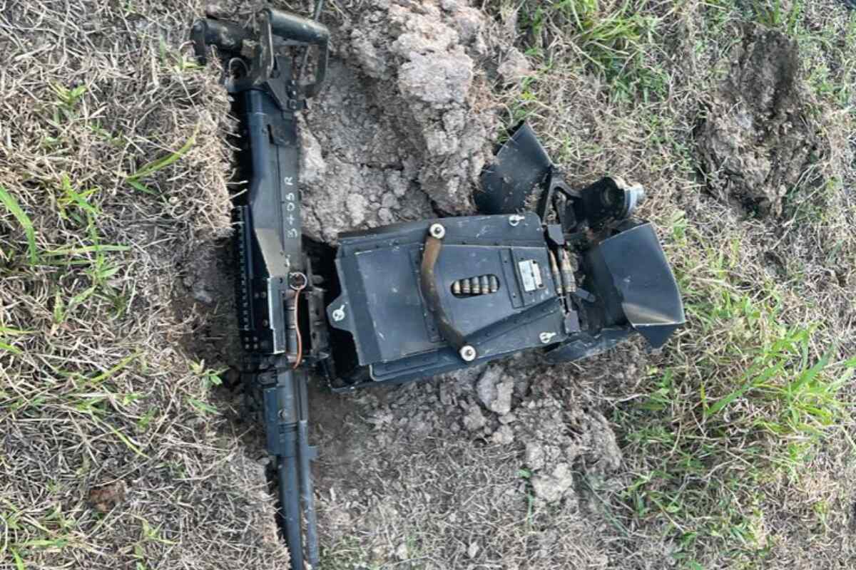 Ejército Nacional recupera ametralladora M-60 extraviada en Arauca
