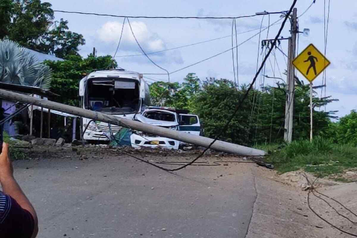 Dos uniformados de la policía y una civil pierden la vida por ataque explosivo en Tibú