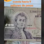 Descubre por qué un billete de 10 pesos colombianos puede valer hasta 9 millones