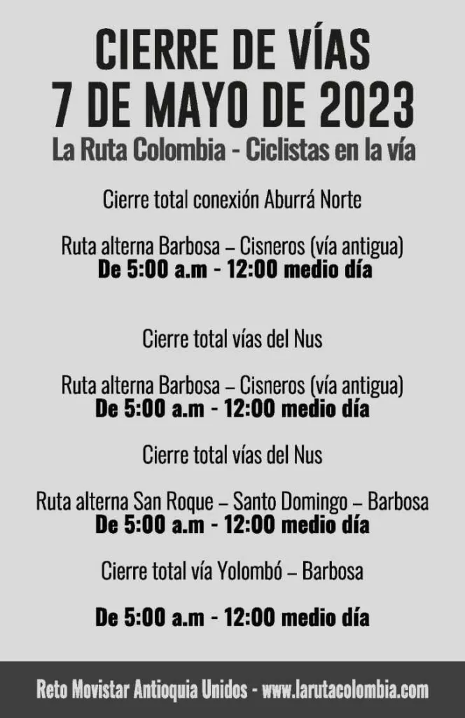 Más de 1.500 ciclistas participarán en el #RetoMovistar por las carreteras de Antioquia