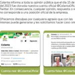 Colanta denuncia la clonación de su cuenta de Twitter y emisión de polémicos trinos