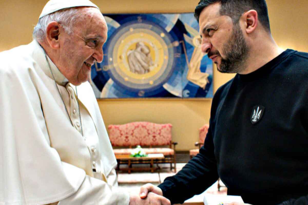 Volodymyr Zelensky se reúne con el Papa Francisco en el Vaticano