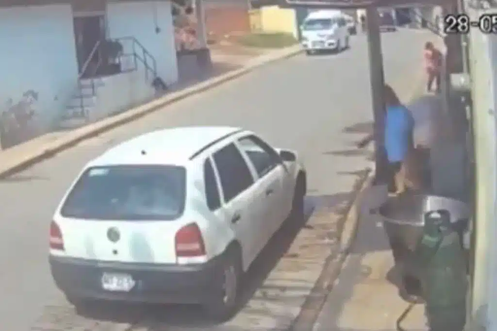 Indignación en las redes: Video muestra el desgarrador momento en que un perro es maltratado en una carnicería