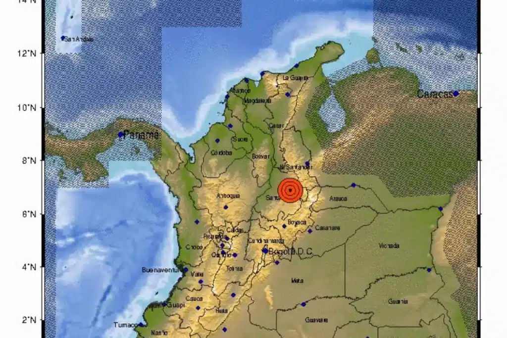 Sismo de 5.5 sacude a Bogotá, Medellín y otros municipios este domingo