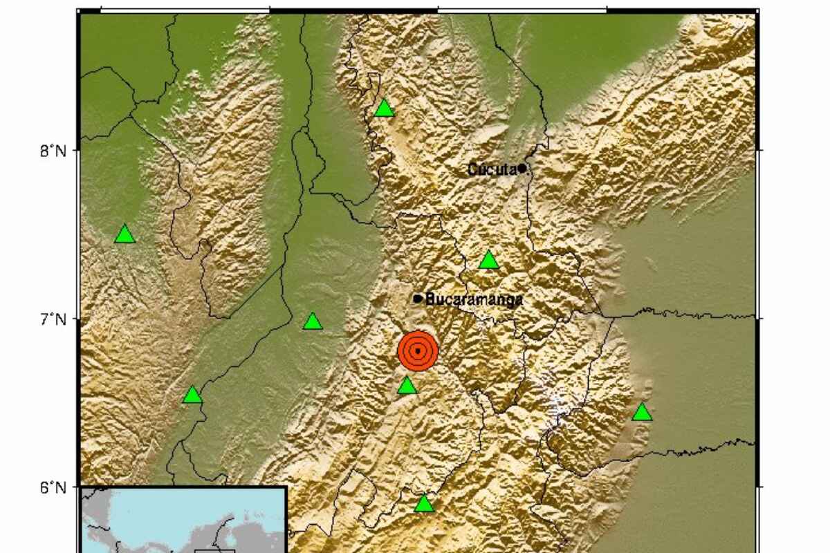Sismo de magnitud 4.0 sacude a Santander, sin reportes de daños