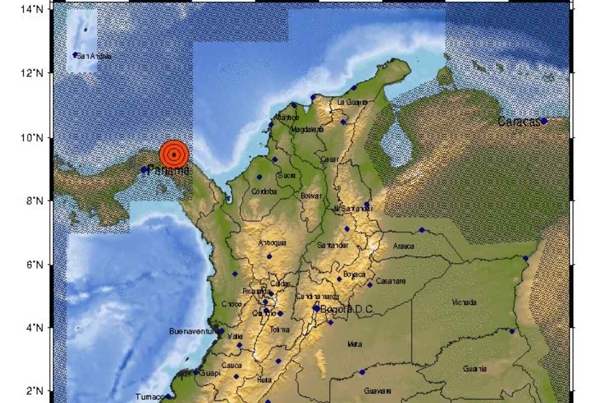 Sismo de 5.1 grados sacude Panamá y se siente en varias ciudades de Colombia