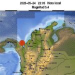 ¡Temblor en Colombia! Fuerte sismo de magnitud 5.4 sacude varias ciudades del país