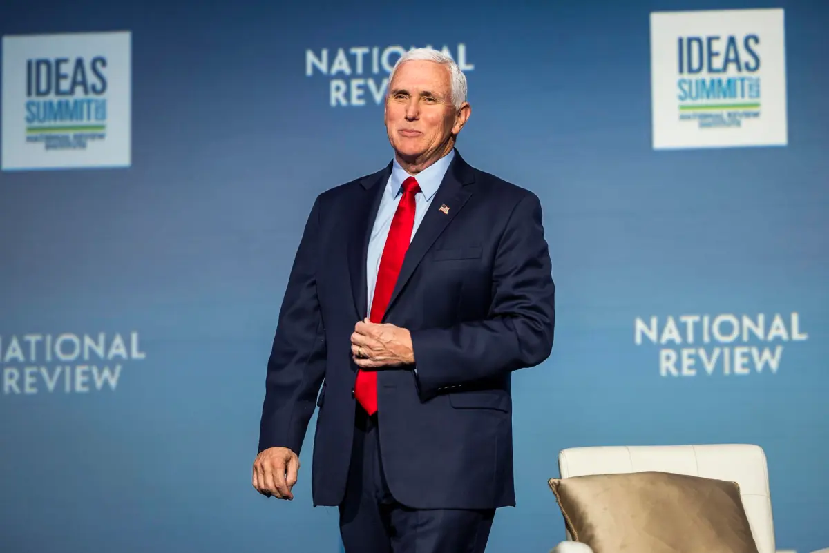 El exvicepresidente de EE.UU. Mike Pence presenta su candidatura para los comicios de 2024