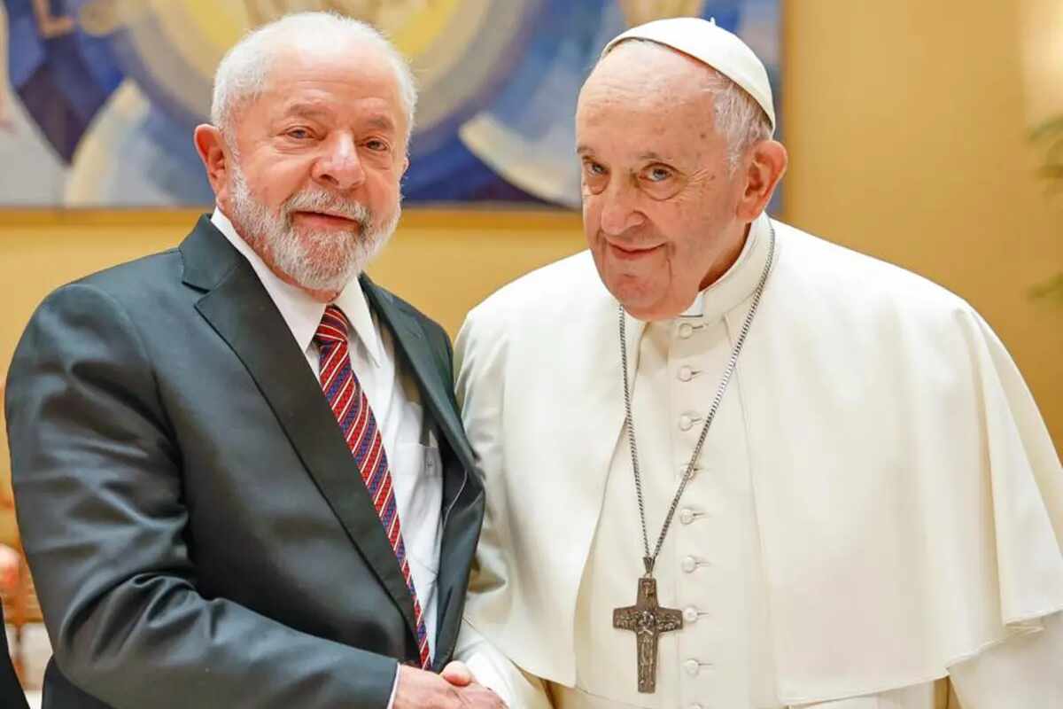 El papa a Lula - Estamos en tiempos de guerra y la paz es muy frágil