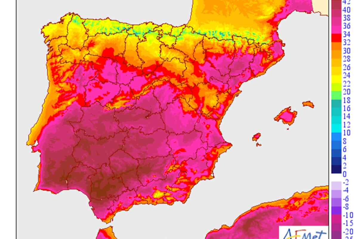 Temperaturas de hasta 44ºC ponen en riesgo a varias provincias españolas este lunes