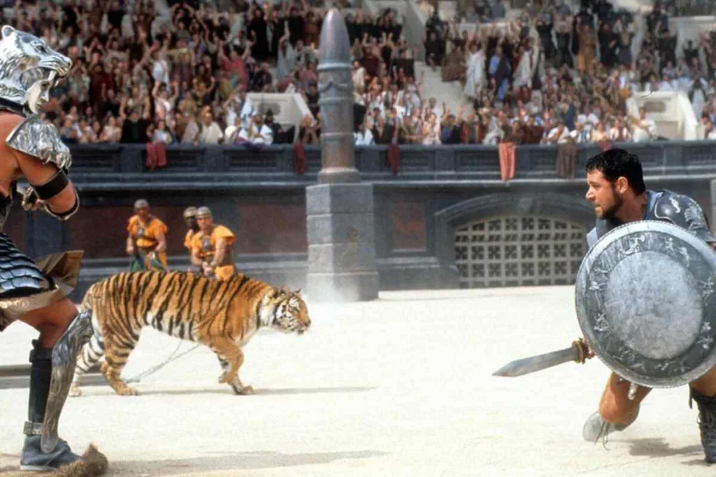 Seis especialistas sufren quemaduras durante la filmación de Gladiador 2