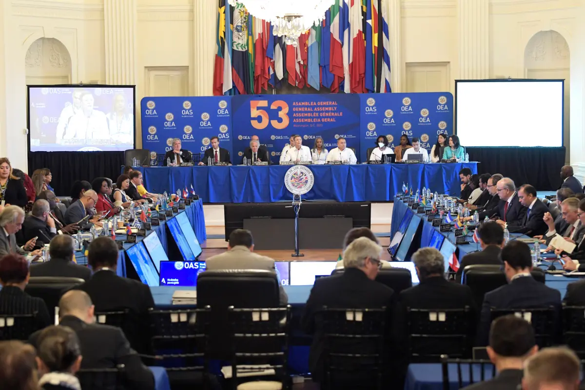 La OEA condena de nuevo a Nicaragua en una deslucida Asamblea General