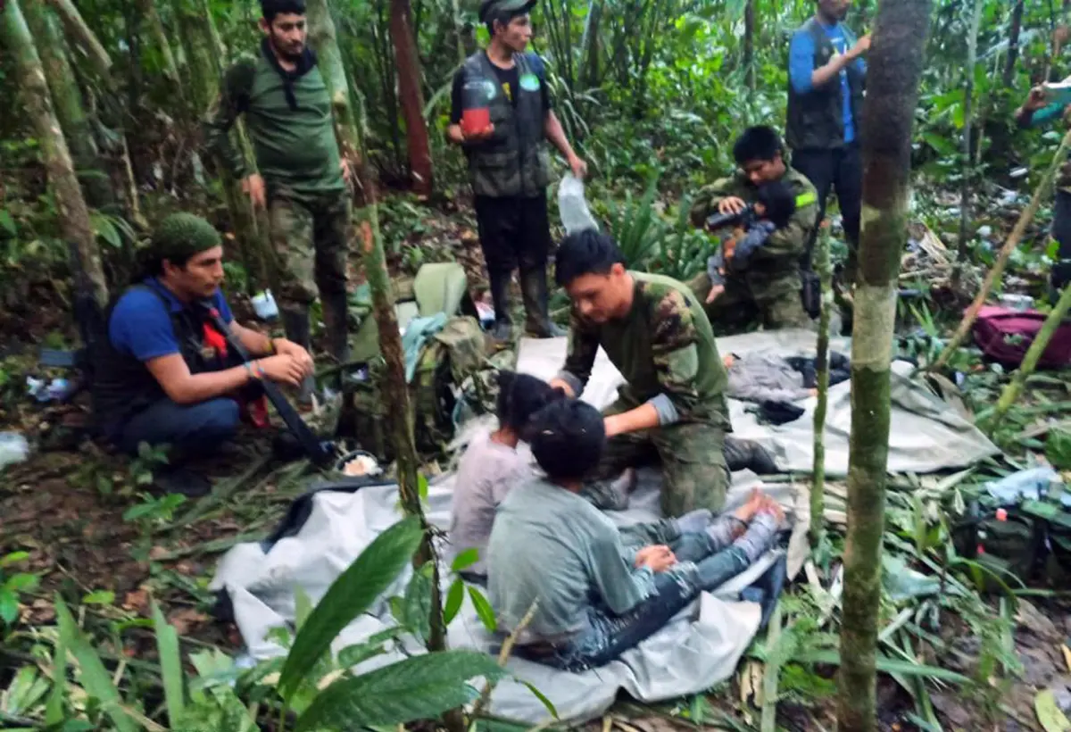 La recuperación de los cuatro menores rescatados en la selva colombiana sigue positiva