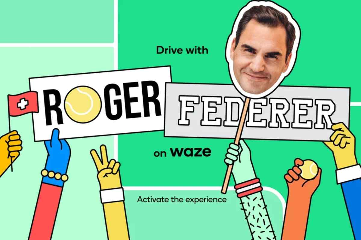 La voz de Roger Federer en tu GPS: Descubre cómo tenerla en Waze